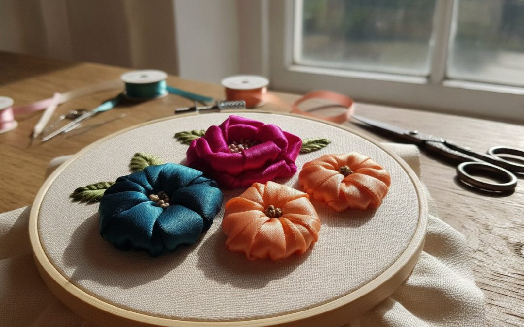 Silk Ribbon Embroidery: A Sensory Guide to Raised Texture
